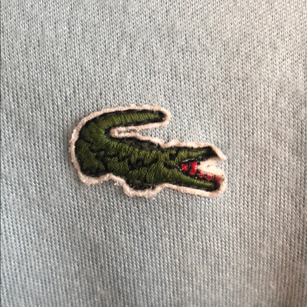 Vintage Izod Lacoste sweatshirt jacket EMO Punk - Picture 3 of 3